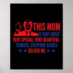 Affiche Jour Trump Citations amusantes de l'élection 2024