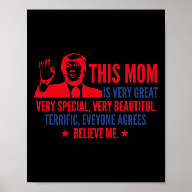 Affiche Jour Trump Drôle Citations Élection 2020 (Devant)