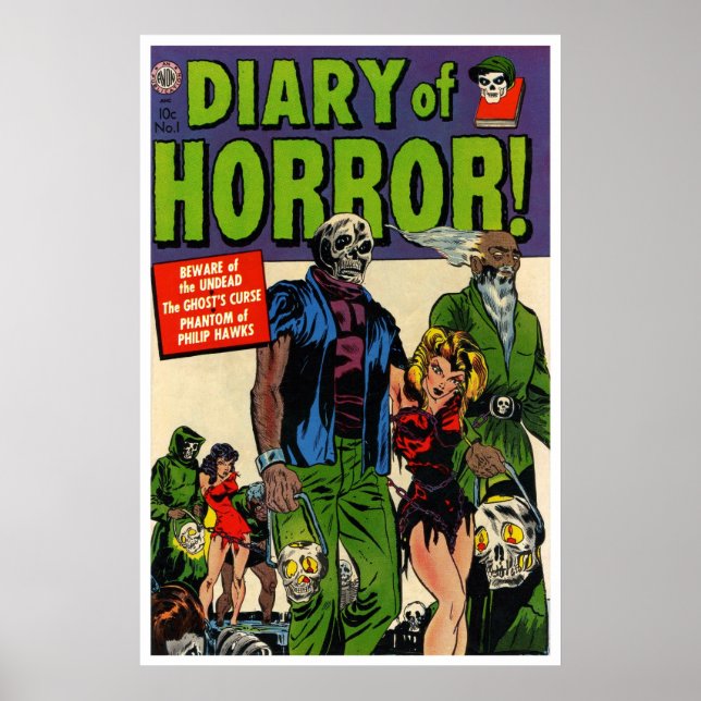 Affiche Journal d'horreur #1 (1952) (Devant)