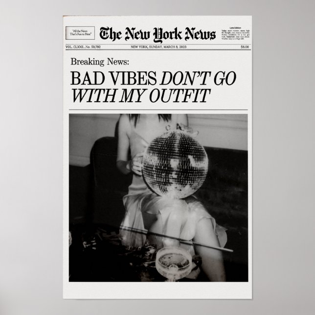 Affiche Journal tendance Imprimer, New York Magazine Impri (Devant)