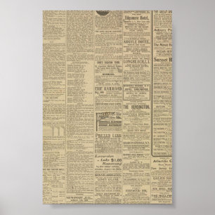 Affiche Journal vintage
