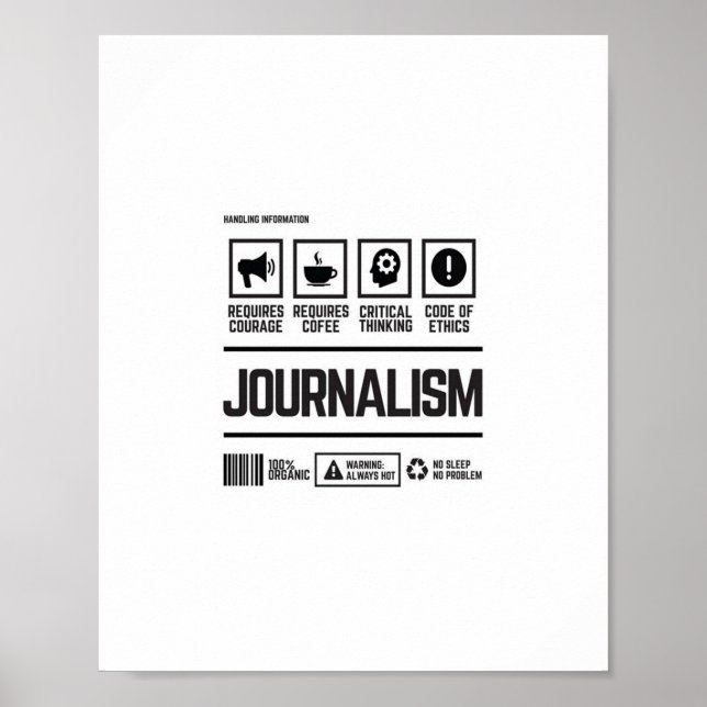 Affiche journalisme (Devant)