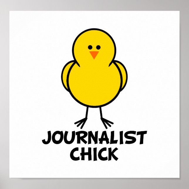 Affiche Journaliste Chick (Devant)