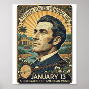 Affiche Journée commémorative Stephen Foster
