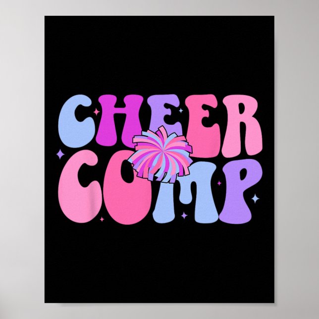 Affiche Journée de compétition de cheerleading Groovy Chee (Devant)