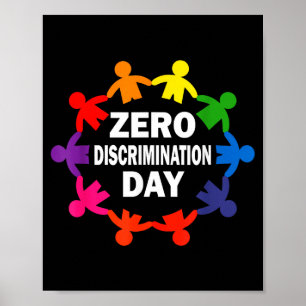 Affiche Journée de la discrimination zéro - égalité inclus
