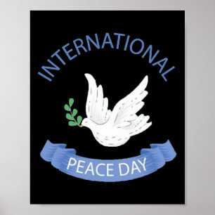 Affiche Journée de la paix sur Terre Journée international