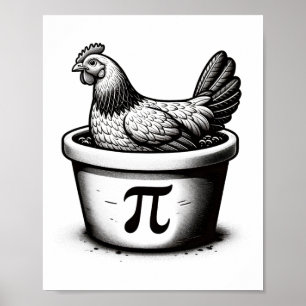 Affiche Journée de la tarte au poulet drôle de jeu de mots