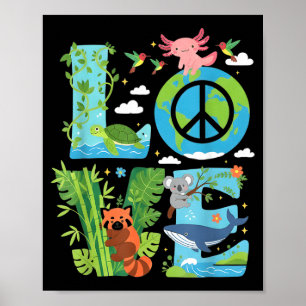 Affiche Journée de la terre 2026 amoureux des animaux envi