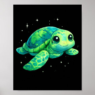 Affiche Journée de la Terre 2026 art tortue marine