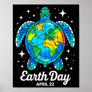 Affiche Journée de la Terre 2026 Restaurer la Terre Mer Jo