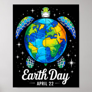 Affiche Journée de la Terre 2026 Restaurer la Terre Mer Jo