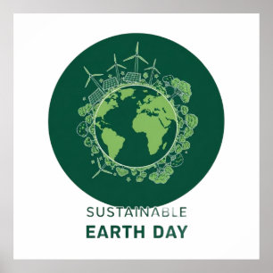 Affiche Journée de la Terre durable