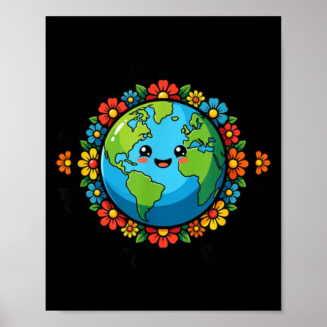 Affiche Journée de la Terre faire partie de la solution en (Devant)