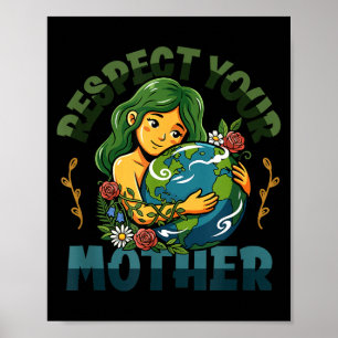 Affiche Journée de la Terre sensibilisation au changement