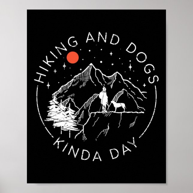 Affiche Journée de randonnée et de chiens (Devant)