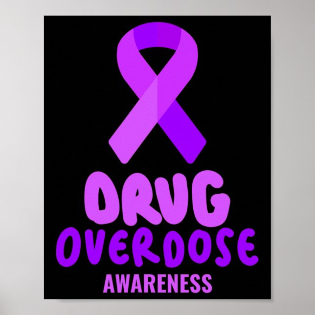 Affiche Journée de sensibilisation à la surdose de drogue (Devant)