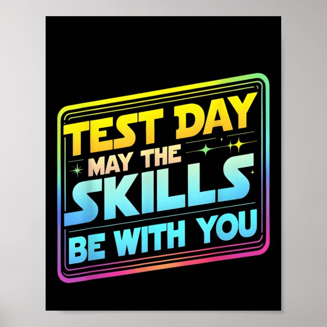 Affiche Journee de Test Journee de Test Que Les Competence (Devant)