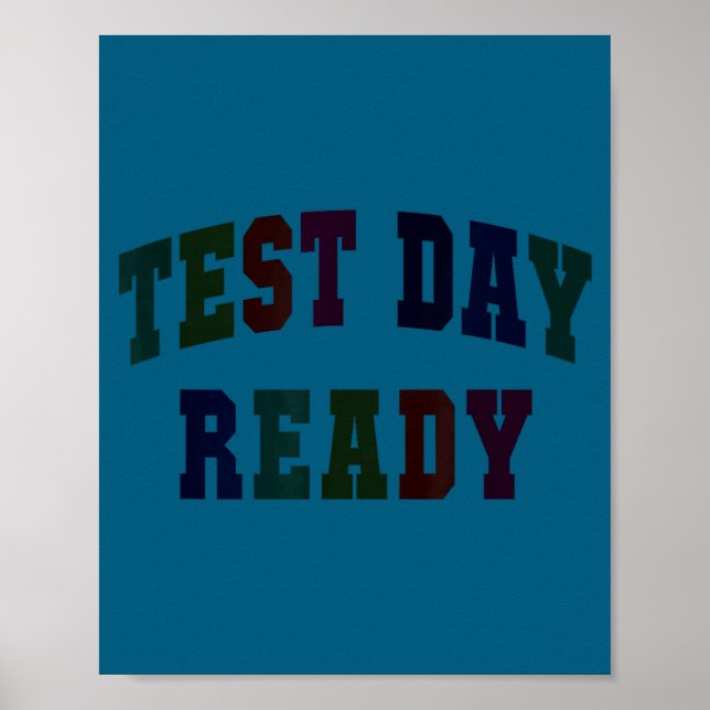 Affiche Journée de test kawaii prête à tester l'histoire d (Devant)