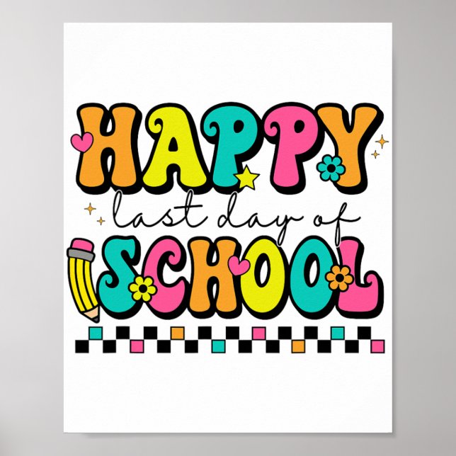 Affiche Journée dernière De L'Enseignant Diplômé Étudiant  (Devant)