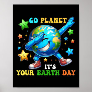 Affiche Journée drôle de la Terre, allez planète c'est vot