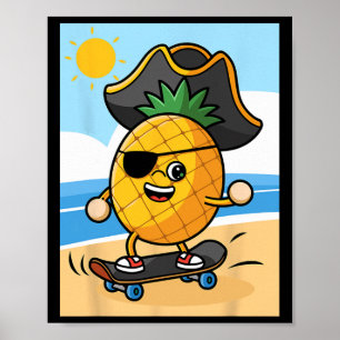 Affiche Journée drôle de parler comme un pirate - Ananas d