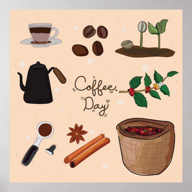 Affiche Journée du café (Devant)