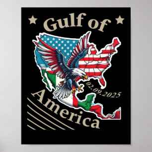 Affiche Journée Du Golfe De L'Amérique 02.09.25 Trump Patr