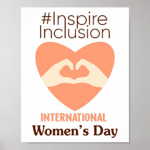 Affiche Journée internationale de la femme 2024 Inspirer l