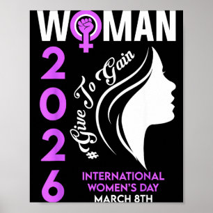 Affiche Journée internationale des femmes 2026 mars 8 resp