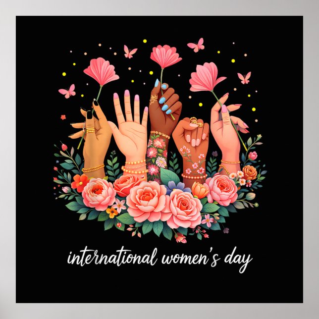 Affiche Journée internationale des femmes 8 mars 2026 (Devant)