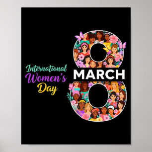 Affiche Journée internationale des femmes 8 mars 2026 auto