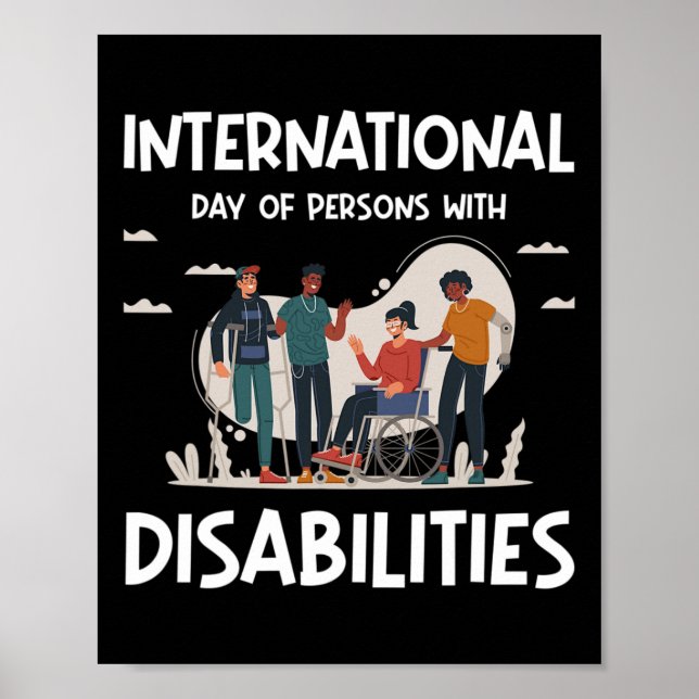 Affiche Journée Internationale Des Personnes Handicapées (Devant)