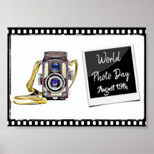 Affiche Journée Mondiale de la Photo 19 Août Petite affich