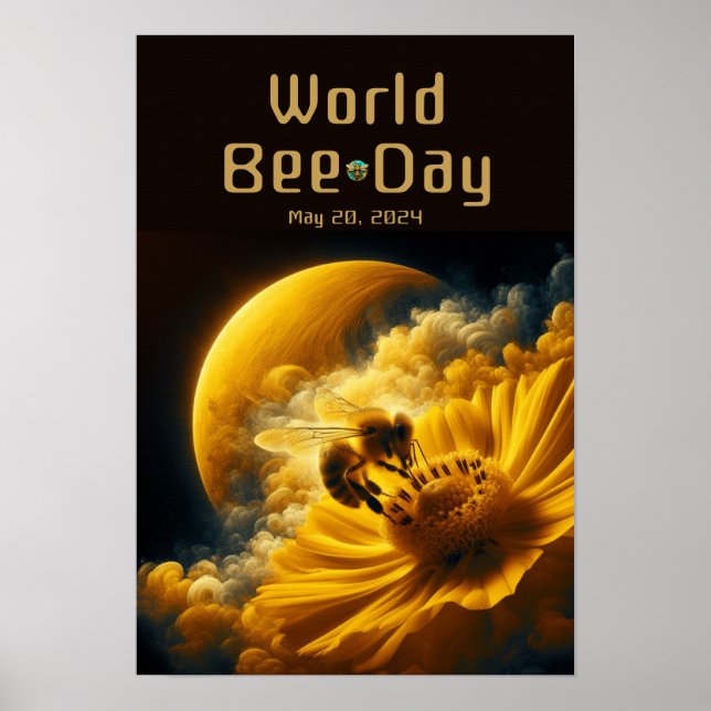 Affiche Journée mondiale de l'abeille (Devant)