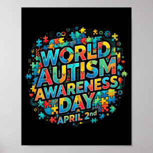 Affiche Journée mondiale de sensibilisation à l'autisme ru