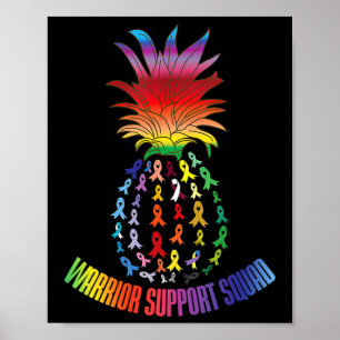 Affiche Journée mondiale du cancer Soutien Squad Cancer Su