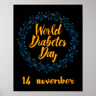 Affiche Journée mondiale du diabète