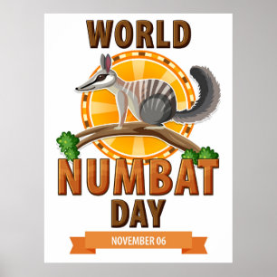 Affiche Journée Mondiale du Numbat