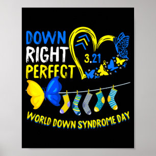 Affiche Journée mondiale du syndrome de Down le 21 mars en