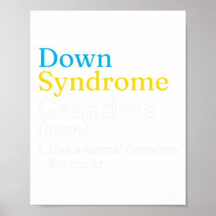 Affiche Journée mondiale du syndrome de Down pour lutter c