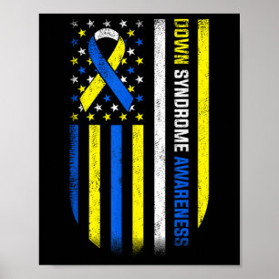 Affiche Journée mondiale du syndrome de Down, sensibilisat