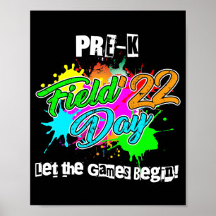 Affiche Journée pré-K Field Day 2022 Laisser les Jeux comm
