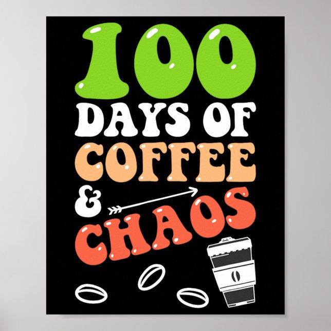 Affiche Journées Du Café Et Du Chaos Enseignant Du 100E Jo (Devant)