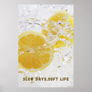 Affiche Journées Lentes, Vie Douce : Éclaboussure d'Eau de