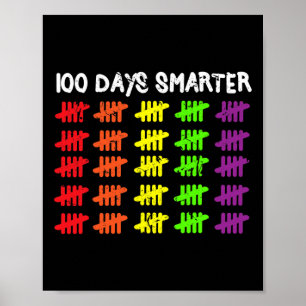 Affiche Jours Comptage Plus Intelligent Marques De Hachage