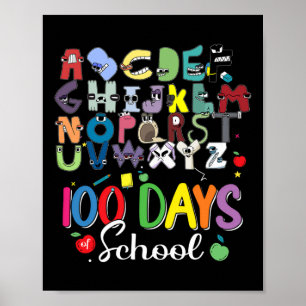 Affiche Jours d'alphabet scolaire Lore Costume scolaire d'