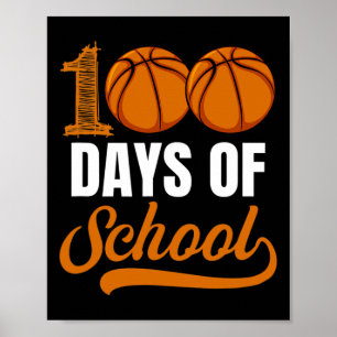 Affiche Jours De L'École Joueur De Basket-Ball Garçon Fill