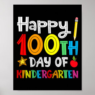 Affiche Jours De Maternelle - Joyeux 100E Jour De L'École