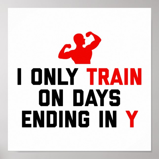 Affiche Jours De Train Terminant La Citation De Gym (Devant)